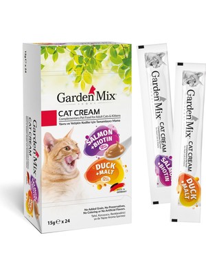 Rafta Garden Mix Kedi Kremasi Xxl Somon+Ördek 15GR*24