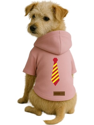 Rafta Monopetz Baskılı Içi Polarlı Köpek ve Kedi Kıyafeti & Elbisesi - Pembe Renk Kapüşonlu Hoodie B0CC8 2xl