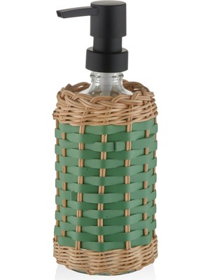 Rafta The Mia Rattan Sıvı Sabunluk Yeşil 483 ml