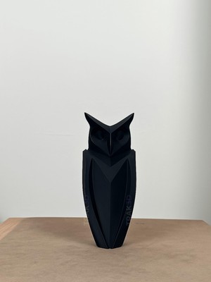 Rafta TRAK3D Baykuş Dekoratif Biblo Siyah Black Watcher Edition