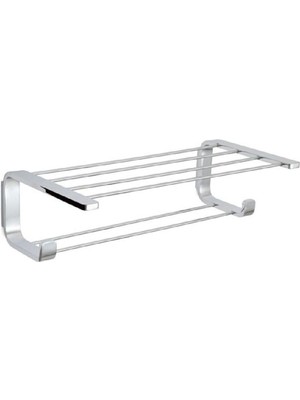 Rafta System Banyo Havlu Rafı Krom Renk 140X269X500 mm