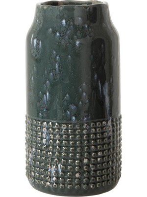 Rafta Mudo Home Azul Seramik Vazo 17 x 32 cm