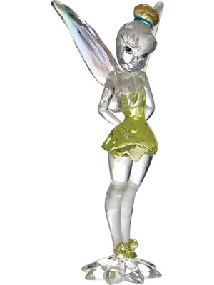 Rafta Enesco Disney Facets Koleksiyonu - Tinker Bell Standing, 9,5 cm Yükseklik, Yeşil