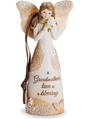 Rafta Light Your Way Pavilion Gift Company 19111 Büyükanne Melek Figürü Lastikli Asmak Için, 4 – 1/5,1 cm