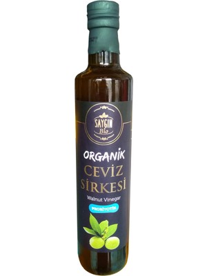 Rafta Saygın Tarihi Lezzetler Organik Ceviz Sirkesi Cam Şişe 500 ml