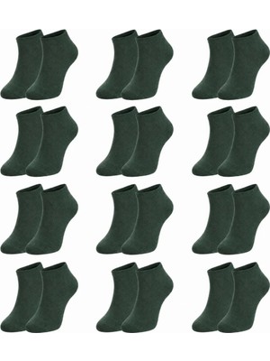 Lissa Butik Premium Kalite Erkek Pamuklu Patik Çorap 12'li 39-44 | Dikişsiz Burun, Koku Karşıtı, Nefes Alan