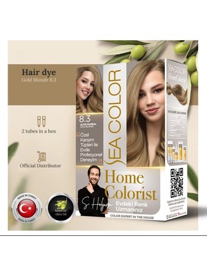 Rafta Sea Color Home Colorist Set Saç Boyası 8.3 Altın Kumral Gold Blonde