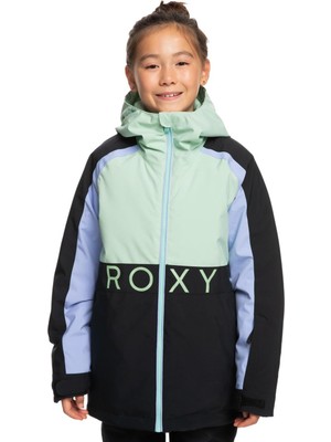 Rafta Roxy Snowmist Kız Çocuk Siyah Snowboard Ceketi