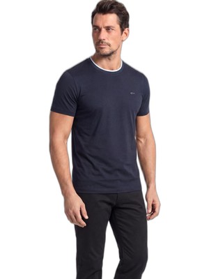 Rafta Erkek Kısa Kol Bisiklet Yaka Rahat Kesim Beyaz T-Shirt 26411011SMA-108