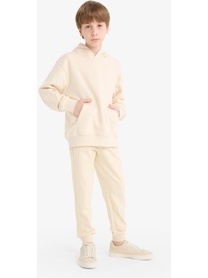 Rafta Defacto Beli Lastikli Okul Jogger Eşofman Altı Erkek Çocuk K8852A625AU