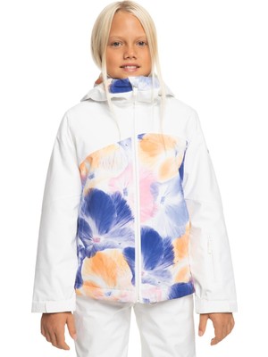 Rafta Roxy Greywood Kız Çocuk Beyaz Snowboard Ceketi