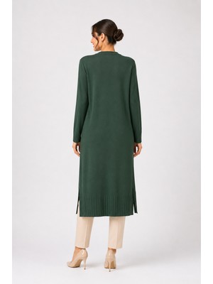 Moda Abad Tbt Önü Çiçek Desenli Merserize Tunik 36231