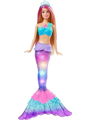 Rafta Barbie Dreamtopia Işıltılı Deniz Kızı Barbie™ Işıltılı Deniz Kızı Bebek, Işıklı, 3-7 Yaş HDJ36
