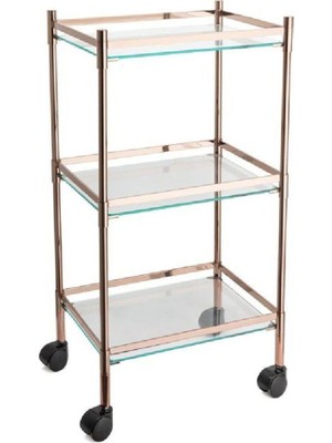 Rafta System Hareketli Banyo Sehpası Rose Renk 810X333X429 mm