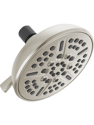 Rafta Delta Faucet 8-Sprey Fırçalanmış Nikel Duş Başlığı, Delta Duş Başlığı Fırçalanmış Nikel, Duş Başlıkları, 2.5 Gpm Akış Hızı, Spotshield Saten Nikel 75898SN
