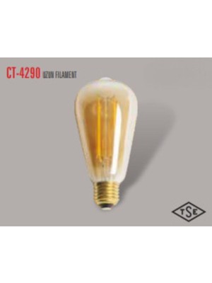 Rafta Cata CT-4290 8 W Rustik LED Ampül E27 2700K