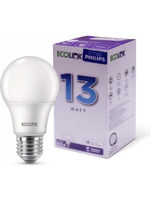 Rafta Ecolink 13W E27 LED Ampul 2700K Sarı Işık