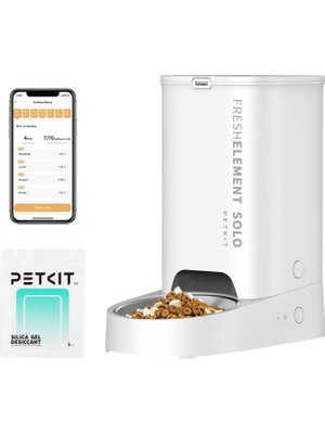 Rafta Petkit Fresh Element Solo Akıllı Besleme Ünitesi - Beyaz (Resmi Distribütör Garantili)