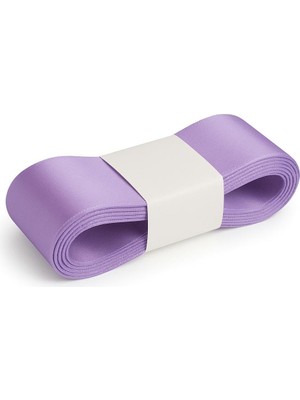 Rafta 4 cm Genişliğinde Saten Kurdela Her Amaca Uygun Kaliteli Kumaştan Saten Kurdela Fiyonk Süsleme Için Kurdela 10 Metre Uzunluk 4 cm Genişlik (Lila)