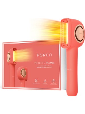 Rafta Foreo Peach 2 Pro Max Ipl Tüy Giderme Cihazı - Kadınlar ve Erkekler Için Gelişmiş Yüz Tüyü Temizleyici - Pürüzsüz Cilt Için Yüz ve Vücut Tüy Giderici - Güzellik & Kişisel Bakım