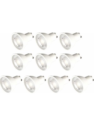 Rafta Cata CT-4215 8W GU10 LED Spot Ampul 6400K Beyaz Işık Çanak Tip 620 Lümen, CAT439