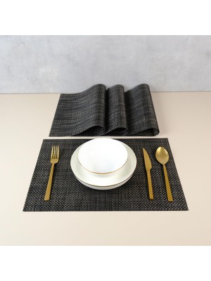 Rafta Maxstyle Orion Coal 4 Parça Amerikan Servis 30X45 cm
