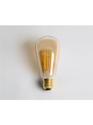 Rafta Cata 6 Watt Rustik LED Ampül E27 - Amber CT-4284