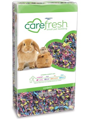 Rafta Carefresh%99 Tozsuz Konfeti Doğal Kağıt Koku Kontrollü Küçük Evcil Hayvan Yatağı, 10 L