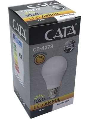 Rafta Cata CT-4278 LED Ampul 12 Watt Beyaz