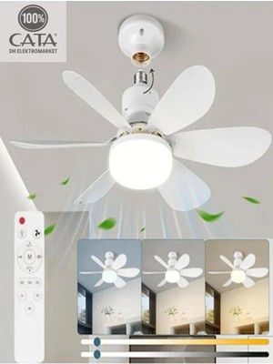 Rafta Cata Karayel 82W 3 Renk Yanma Modlu Dimlenebilir Pervane LED Ampul Aydınlatma CT-1155 DHELKMRK1155