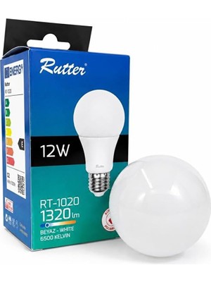 Rafta 3 Adet Rutter 12 Watt LED Lamba E27 Duy Için