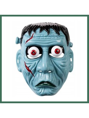 Bezos Frankenstein Temalı Sallanan Oynar Gözlü Maske Bss