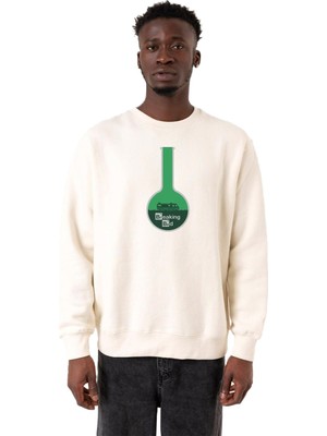Rafta Tshirthane Breaking Bad Merch Ekru Erkek 2ip Sweatshirt P20261S4471, L