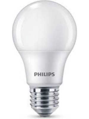 Rafta Philips Essential LED Ampul, 8W, 60W Eşdeğer, 6500K Beyaz Işık, E27 Duylu, 806 Lümen