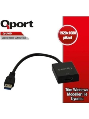 Rafta Qport Q UHD USB 3.0 To HDMI Çevirici