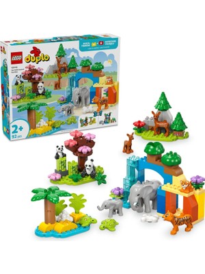 Rafta LEGO Duplo Kasabası 3’ü 1 Arada Vahşi Hayvan Aileleri 10446