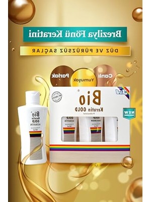 Rafta Keratini Içeren Mini Fön Seti 3'lü 150 ml