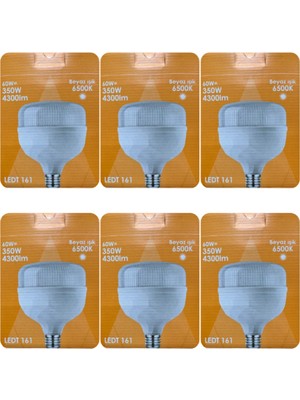 Rafta Osaka 60W (350W) Beyaz Işık E27 Duylu LED Ampul, 6 Adet