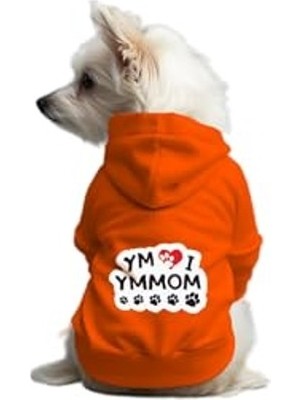 Rafta Turuncu Hoodie Kedi ve Köpek Kıyafeti, Şık ve Rahat