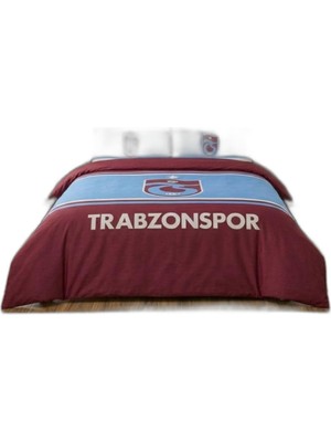 Rafta Taç Lisanslı Trabzonspor Arma Çift Kişilik Pamuk Nevresim Takımı
