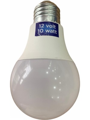 Rafta Ata Elektronik Tasarruflu 6500K 650 Lümen 12 Volt LED Ampül Beyaz Renk E27 Duy 650 Lm 6500K