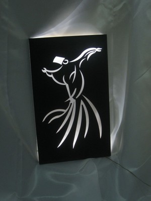 Rafta 30X45CM M3 Decorium Ledli Semazen Duvar Aydınlatması