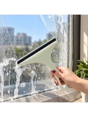 Rafta Çok Amaçlı Temizlik Sileceği | 2'li Banyo, Cam, Ayna ve Duşakabin Sileceği