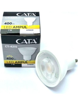 Rafta Cata 7W LED Ampul (Gu-10) (Amber)
