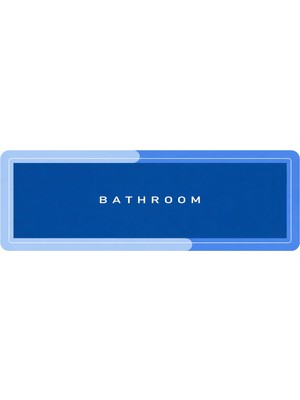 Rafta Promosyonca Banyo Paspası, 40X100 Cm, Kaymaz Taban (Model-3)