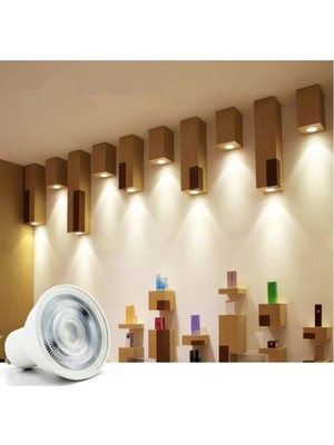 Rafta CT-4215 7W LED Ampul GU10 Kırmızı Işık