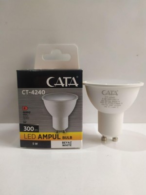 Rafta Cata 5 Watt LED Ampul (GU10) Beyaz Işık