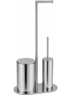 Rafta System Banyo 3'lü Hareketli Wc Set Krom 71X33X21 cm