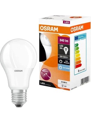 Rafta Osram CLA60 Mosq 8W/865 220V E27 Fs1/12