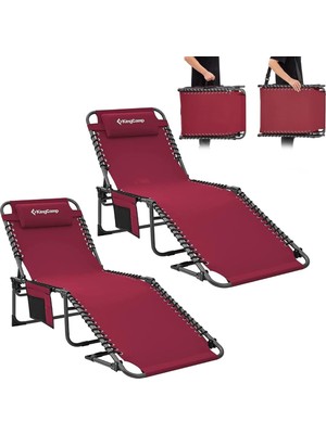 Rafta Kingcamp Berlin Classic Chair Klasik Sandalye 2'li